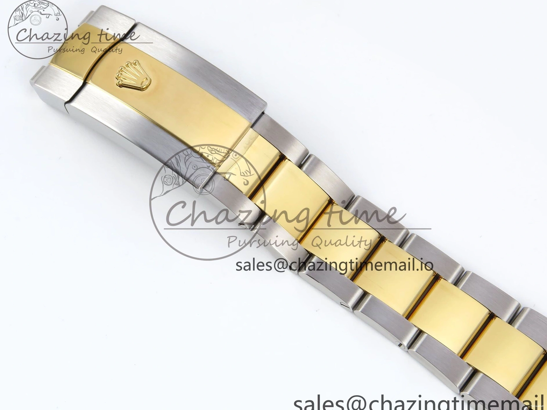 YG Textured Diamonds 126283RBR Dial YG Oyster EWEF SS Best Edition DateJust A3235 Bracelet on 36 0420